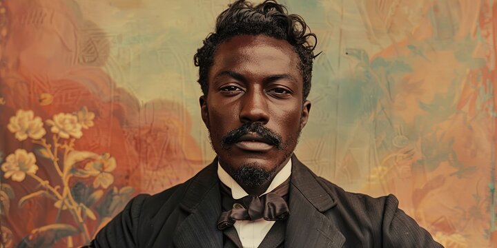 Generative AI image of Man in Vintage Style for Black History Month