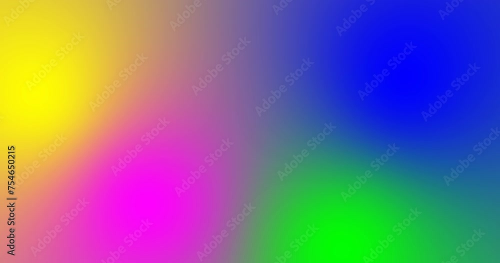 Poster 4 color gradient smooth blurry motion background. blurred multicolored bright lights on gradient bac