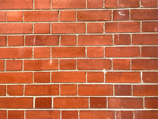 Red brick wall; background