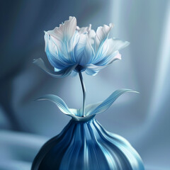 Lovely perspective of a flower in vase