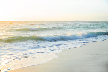 Amazing sea scene of Miami beach