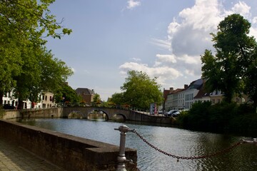 Fototapeta premium bridge over the river