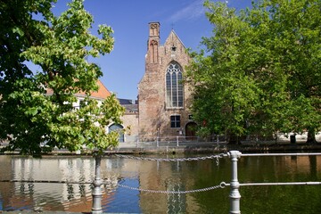 church on a canal