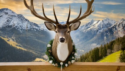 deer in the woods,Hunters or wildlife enthusiasts may choose to mount the head of a deer as a decorative piece in homes, cabins, or hunting lodges. 