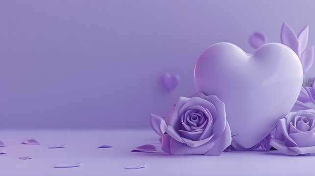 Romentic purple photo glowing rose wall paper photo
