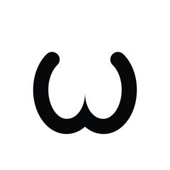 W letter logo vector