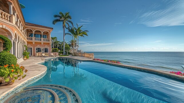 Beachfront Property, photographs showcasing luxurious beachfront properties with stunning ocean views and upscale amenities appeal to affluent travelers and real estate investors