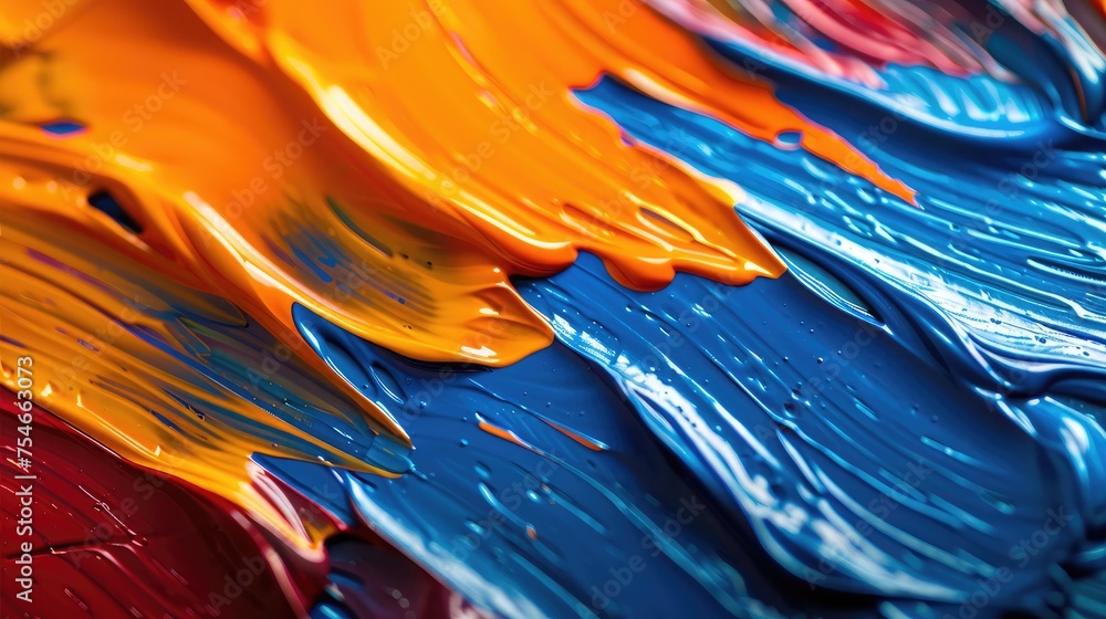 Poster paintbrush strokes in artistic compositions, experiment with paintbrush strokes in artistic composit