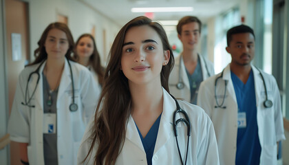 Group of medical students