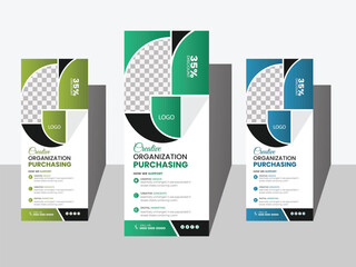 Roll Up Banner with Construction Theme
Roll up banner stand template design
Business Roll Up Banner. corporate Roll up background for Presentation. 