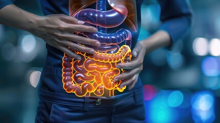 Gastrointestinal Health, Depict gastroenterology services and treatments for digestive disorders, emphasizing digestive health and wellness - obrazy, fototapety, plakaty