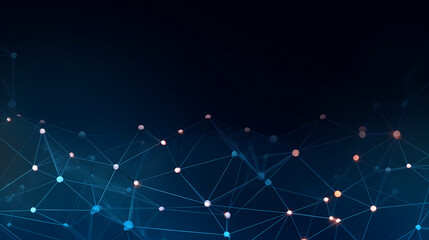 Technology abstract background of interconnection network grid