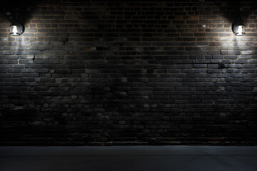 dark brick wall