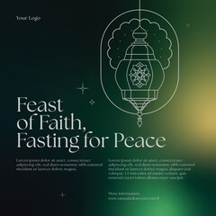 Ramadan Instagram Post Gradient Themed