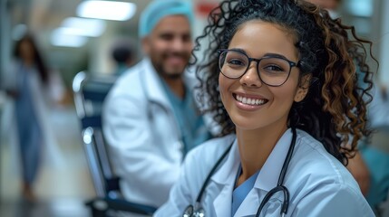 Healthcare Diversity and Inclusion, Reflect diversity among healthcare professionals and patients, emphasizing inclusivity in healthcare settings