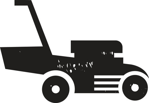 recommend clip art: lawn mowers isolated on white background. Mowed grass. Vector illustration of gardening grass-cutter.
