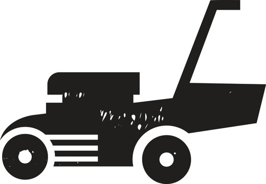 recommend clip art: lawn mowers isolated on white background. Mowed grass. Vector illustration of gardening grass-cutter.