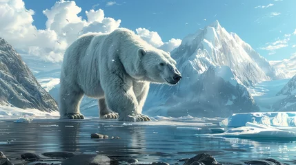 Türaufkleber polar bear in the region © Pornfa