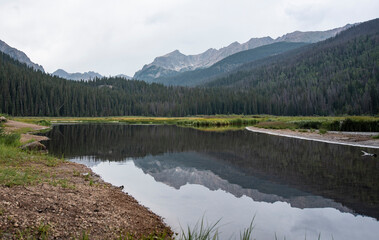 lake in the mountains