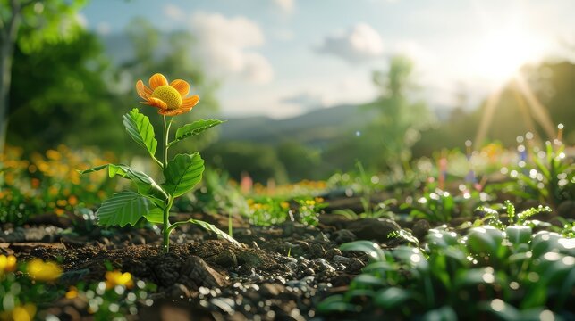 Illustrate the power of community-based initiatives and grassroots movements in driving positive change for the environment, from local clean-up efforts to sustainable agriculture projects