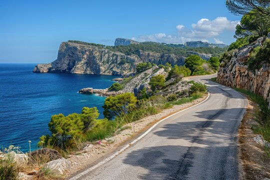 Tourist routes near the sea