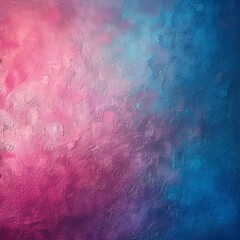 A blue and pink background with a purple and blue swirl