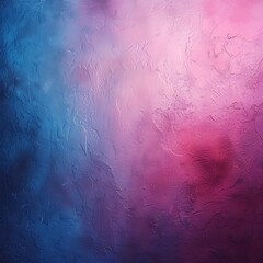 A blue and pink background with a purple flower in the middle