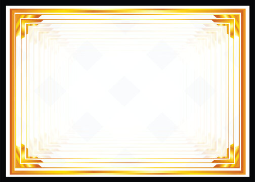 certificate new professional design with black and golden gradients background 