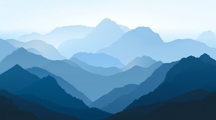 Fototapeta premium View of mountain range with pink sky, suitable for inspirational quotes, travel blogs, naturethemed websites, and landscape photography projects.