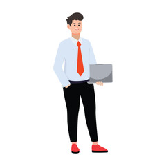 Businessman avatar best look illustration