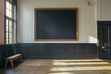 Blackboard in Luxury room