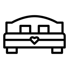 bed love icon