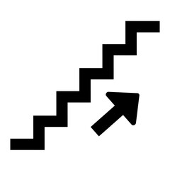 Up steps icon
Vector icon of steps with direction up