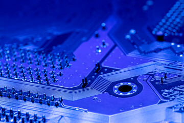 computer circuit board. electronic hardware technology. high-detailed background.