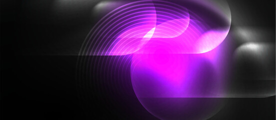 Glowing light neon shiny background. Vector Illustration For Wallpaper, Banner, Background, Card, Book Illustration, landing page