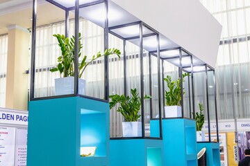 A true eco-friendly modern industrial design for business with a green concept of protecting the...