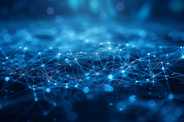 Obraz premium Fiberoptic futuristic network 