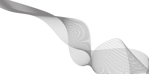 Abstract white and Gery paper wave background. Digital frequency track equalizer. Stylized line art background. Vector illustration Digital frequency track equalizer. Vectors illustrate.