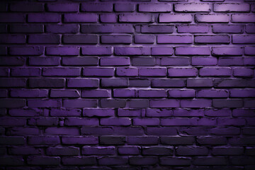 brick purple wall, background, dark lilac color, texture - Powered by Adobe