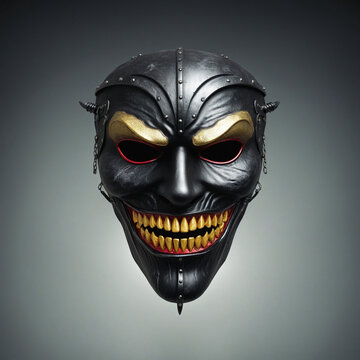 halloween mask isolated on a transparent background
