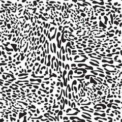 Leopard and zebra pattern design, illustration background, brown leopard and zebra design pattern. Textile print pattern. © ArtBoss24
