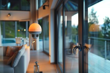 Maximize Your Urban Space with Smart Gadgets and Renewable Power: A Guide to Eco Friendly Home Automation and Advanced Security Solutions. - obrazy, fototapety, plakaty
