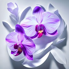 Paper Art Orchid