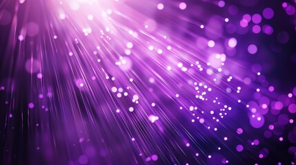 Fototapeta premium Fiber optic purple background