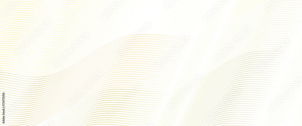 Poster vector abstract background of the golden lines, curved twisted slanting, waved lines pattern.