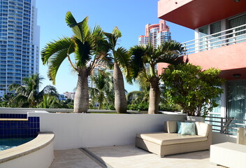 Panorama of Miami South Beach, Florida