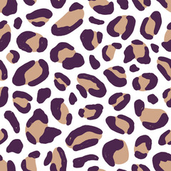 Leopard and zebra pattern design, illustration background, brown leopard and zebra design pattern. Textile print pattern.