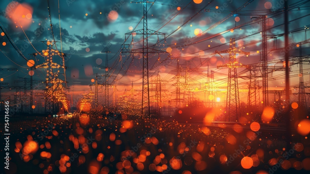 Poster an energy grid modernized with cloud computing and iot technologies