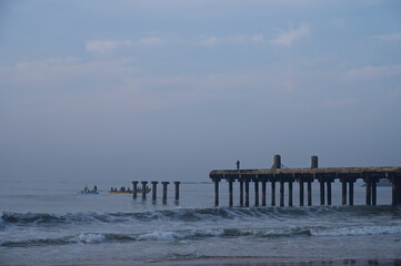 pier in the sea