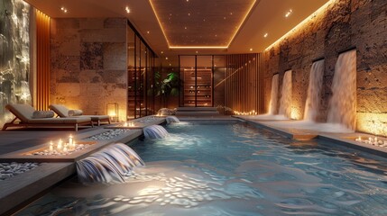 An innovative spa and wellness center where cutting-edge hydrotherapy